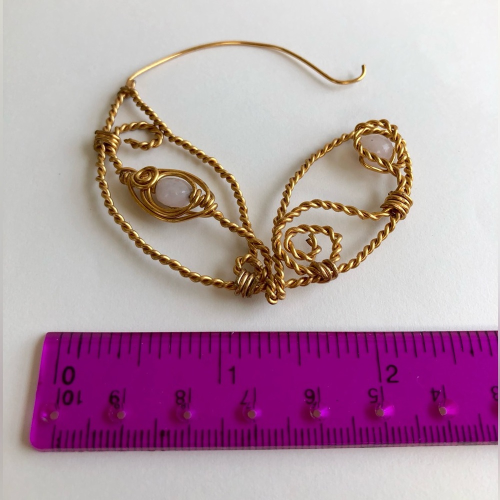 Moon Moth Hoop Earrings View 4